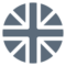 Icon of the Union Jack flag, symbolizing UK delivery services on the Heart in Creation website homepage.